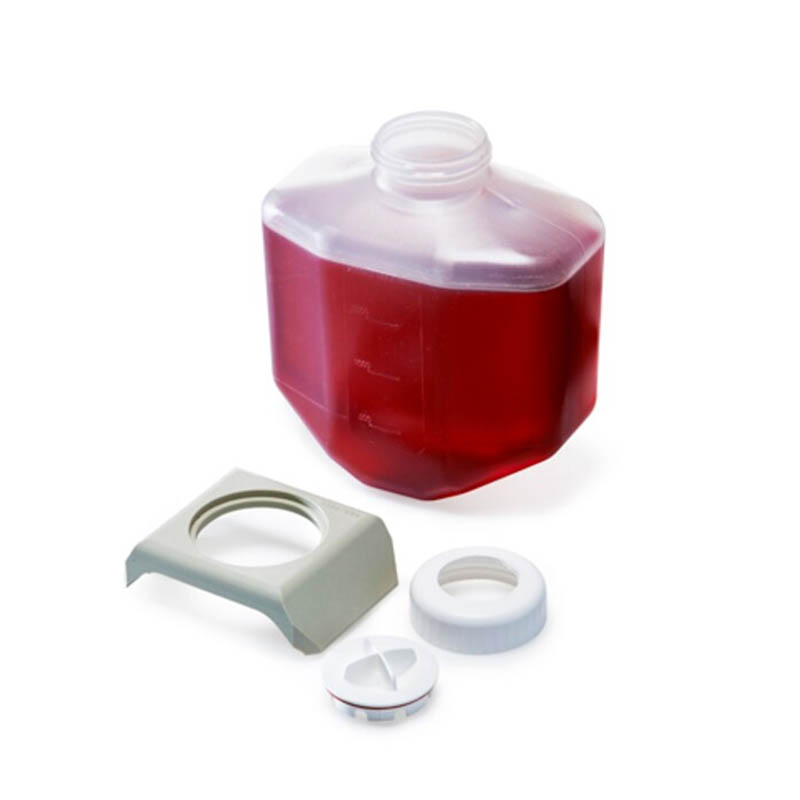 Nalgene PPCO带密封盖生物瓶，容量2L，无菌包装
